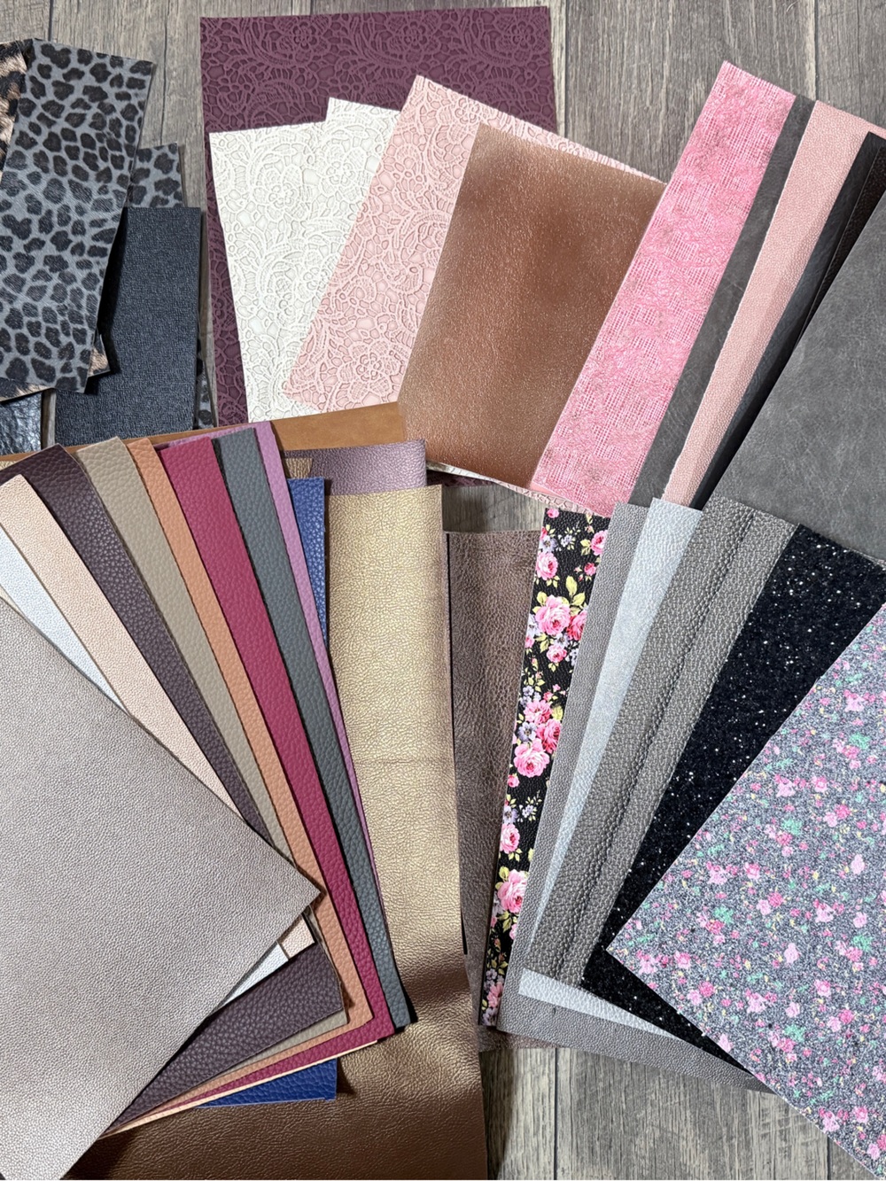 Large Lot of Faux Leather